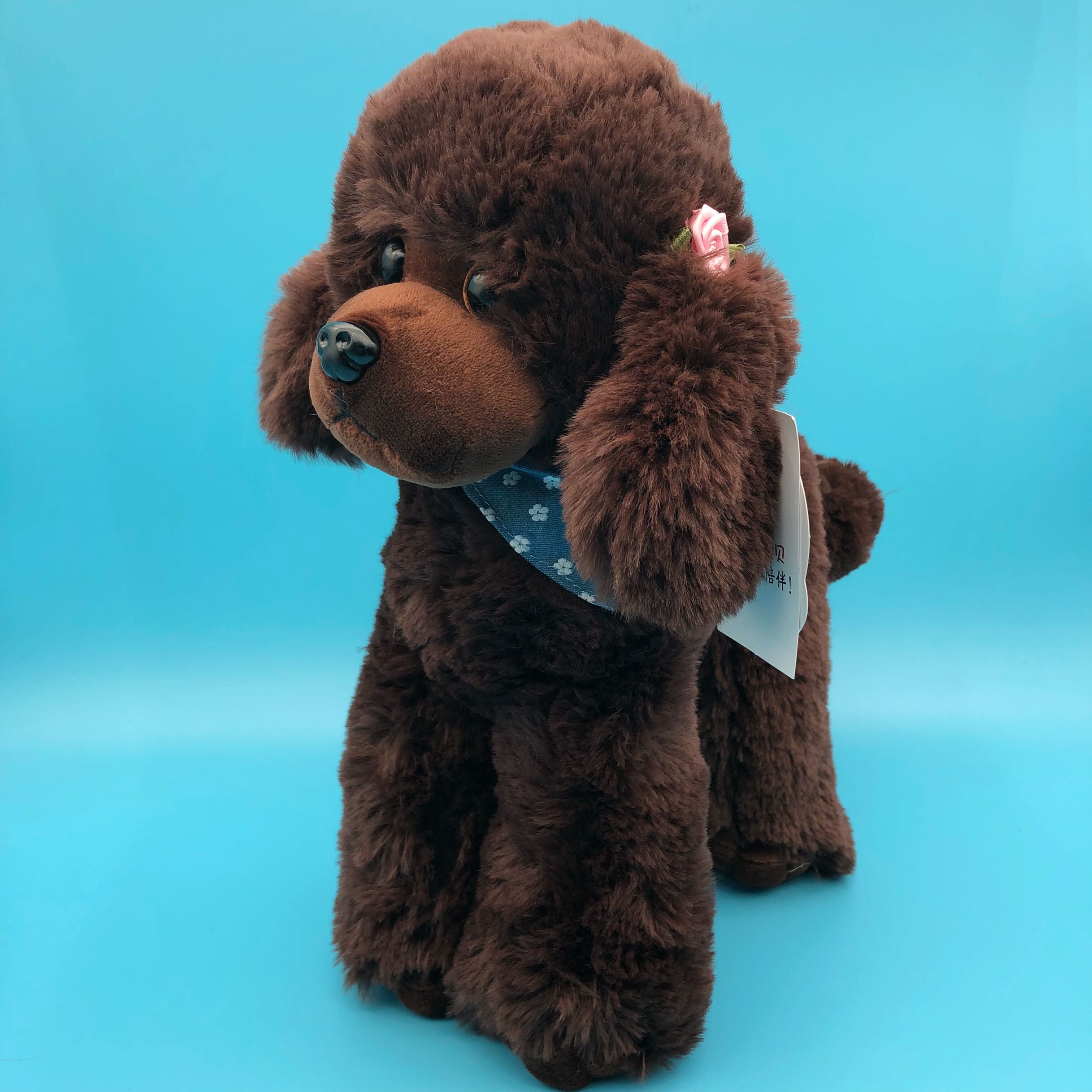 Original Poodle Plush Toy Soft Stuffing Doll Cute Imitation Poodle Teddy Bear Kids Gift