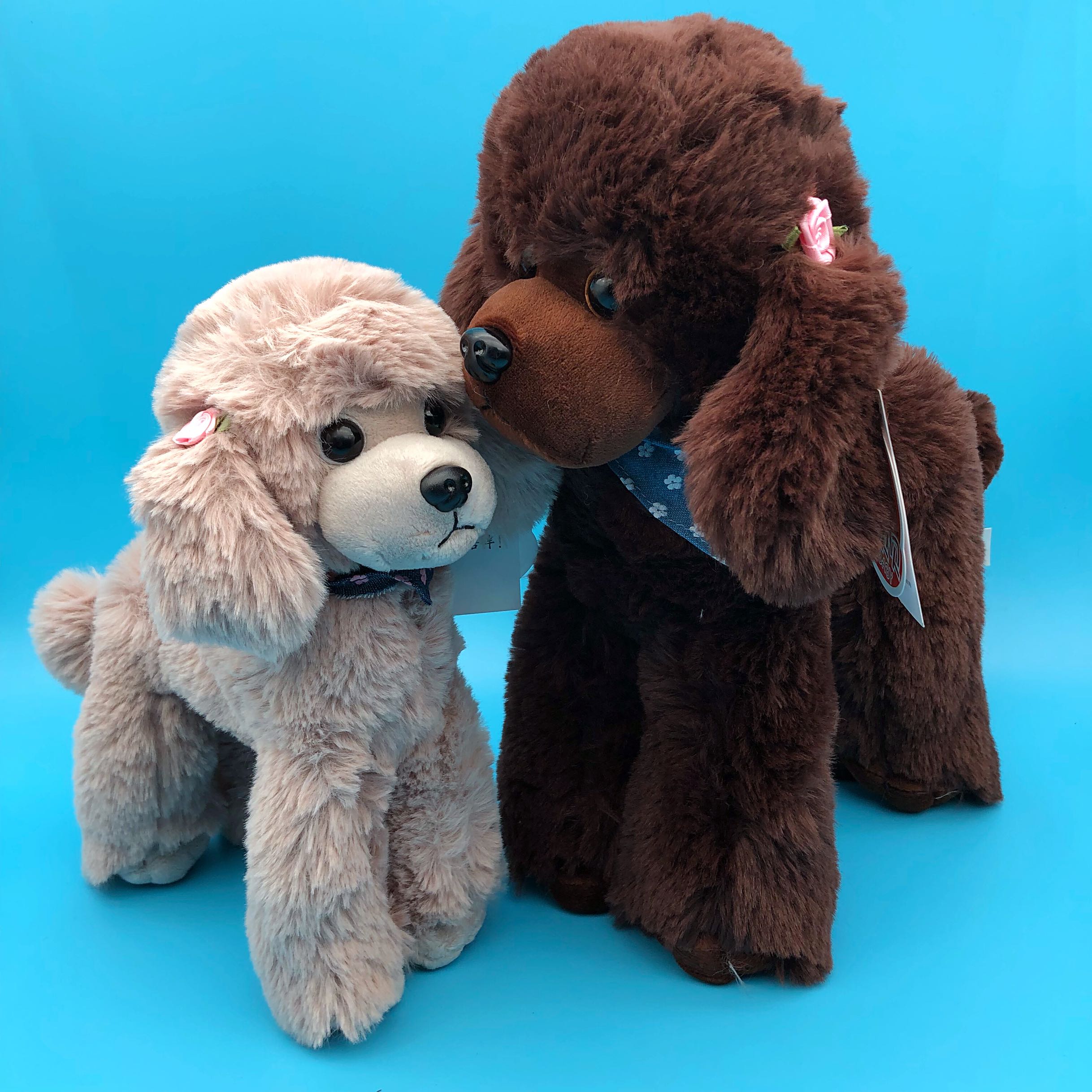 Original Poodle Plush Toy Soft Stuffing Doll Cute Imitation Poodle Teddy Bear Kids Gift