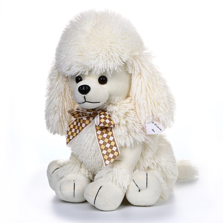 Manufacturers Direct Selling Plush Toy Doll Business Activity Free Gifts Doll Bowtie Dog Poodle Puppy Watchdog