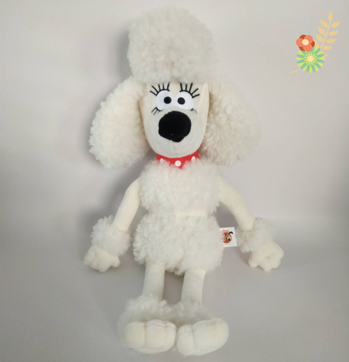New Wallances Gromit Cute Love Section Fluffles Kawaii Anime Figure Poodle Plush Toys for Kids Doll Boy Girl Baby Gift