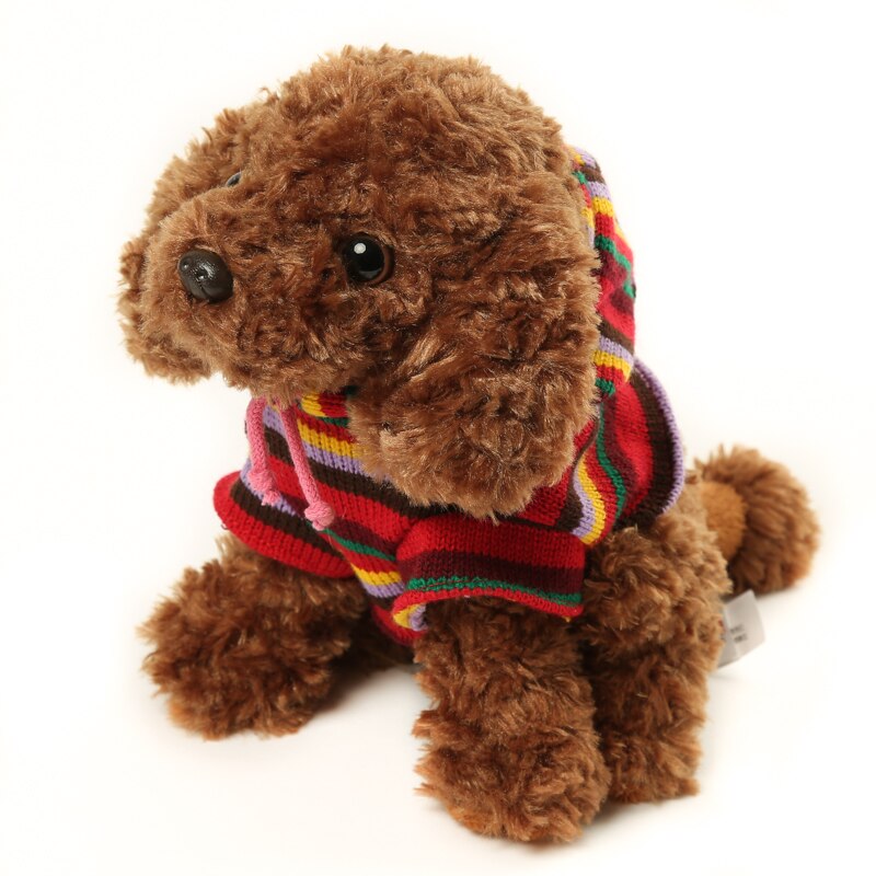 Aurora Doll Toys Long Plush Poodle Teddy Dog Stuffed PP Cotton Comfortable and Soft Lovely Cute Doll Toys for Kid Birthday Gifts