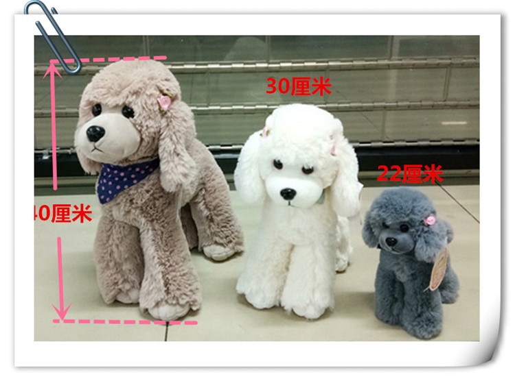new high quality Poodle Puppy Dog Plush Toy Cute Simulation Bichon Teddy dog soothing doll soft Pillow birthday christmase gift