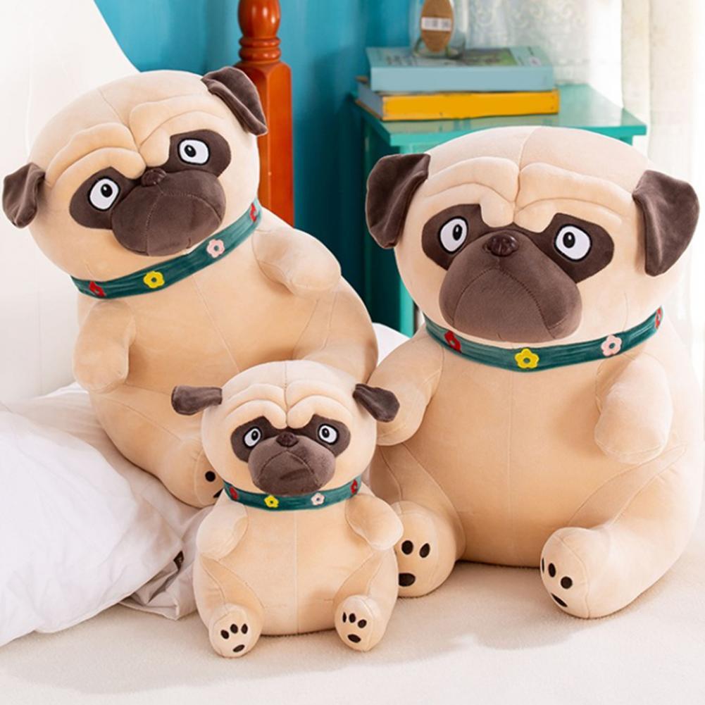 Lovely Cartoon Simulation Dog Pug Sharpei Children Doll Pillow Stuffed Kids Gift Toy Plush Doll Toys Gift