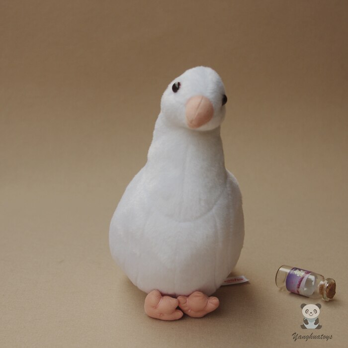 Kids Toys Birthday Gifts Cute Birds WHite Pigeons Dolls Kawaii Plush Animals Toy Shops
