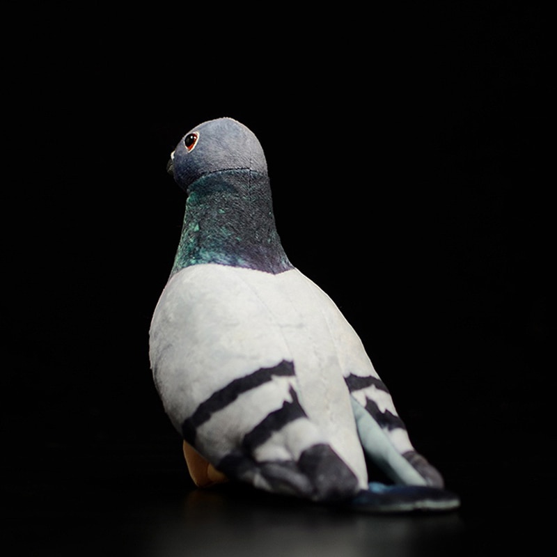 Simulation Cute Grey Pigeons Plush Toy White Rock Pigeon Dolls Peace Doves Small Letter Carrier Pigeons Bird Model Kids Gift