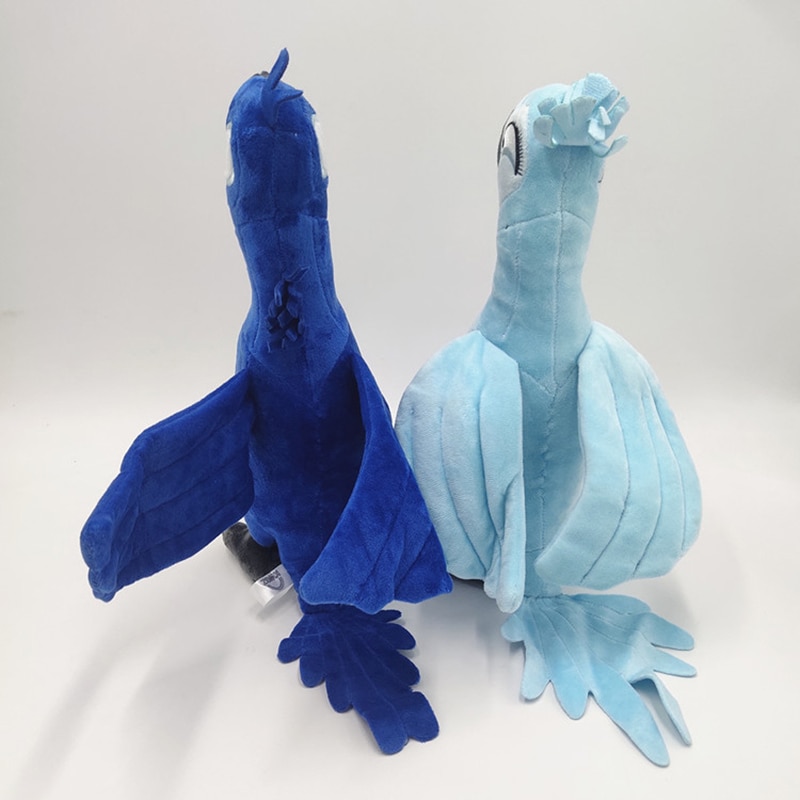 2pcs/lot 30CM New Rio 2 Movie Cartoon Plush Toys Blue Parrot Blu & Jewel Bird Dolls Christmas Gifts For Kids Plush Toy