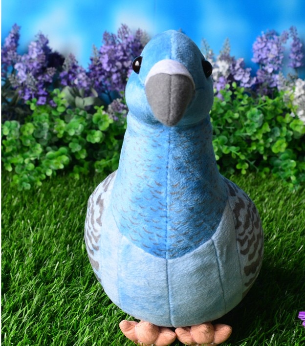 Free Shipping New Pigeons Parrot Birds Simulation Animal Stuffed Plush Toy For Children Girlfreind Birthday Gift