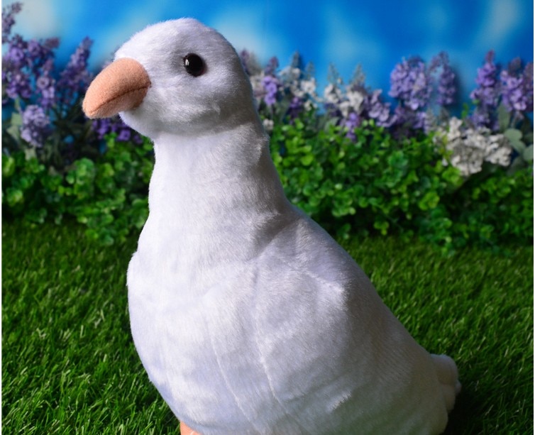 Free Shipping New Pigeons Parrot Birds Simulation Animal Stuffed Plush Toy For Children Girlfreind Birthday Gift