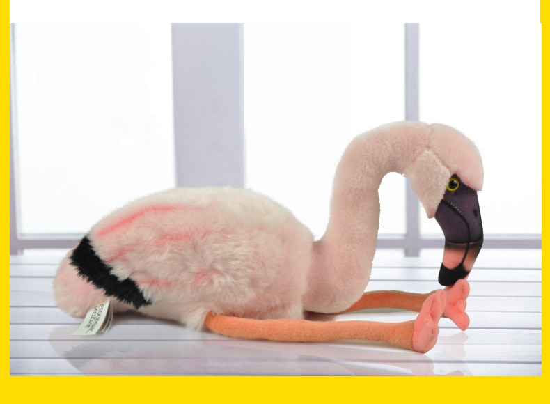 National Geographic 39cm plush flamingo toys stuffed doll gift cute animal bird