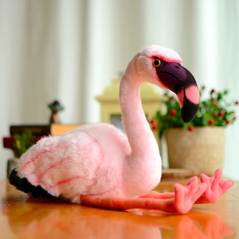 Collection American Caribbean Flamingo Kids Plush Toys Stuffed Animals Dolls Simulation Lovely Baby Christmas Gifts Lifelike