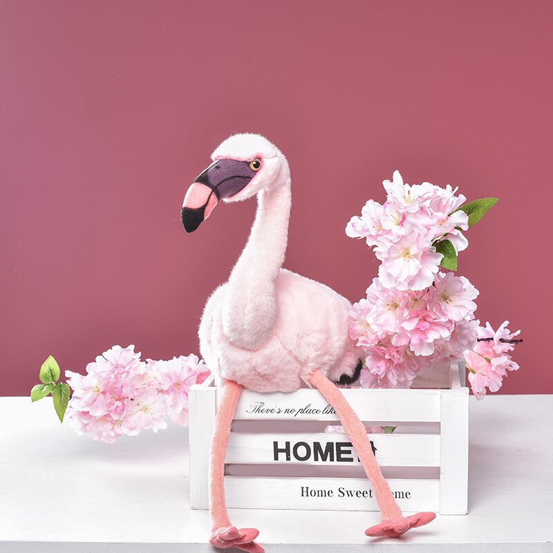 1 pc 37cm Plush Flamingo Toys Stuffed Bird Soft Doll Pink Flamingo Kids Toys Wedding Gift for Children High Quality Dropshipping