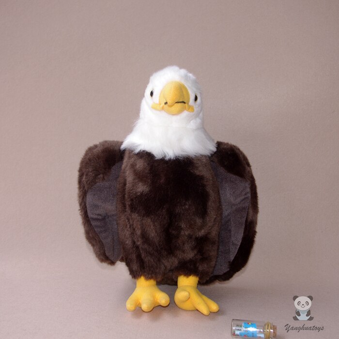 Real life Eagle Doll Plush Stuffed Animals Toys Cute home Decoration Big Toy Gift very beautiful