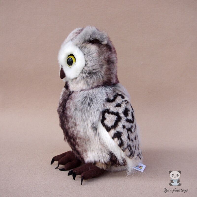Big Toys Head joint Owl Doll Real Life Eurasian Eagle-Owl Ornaments Large Dolls Rare
