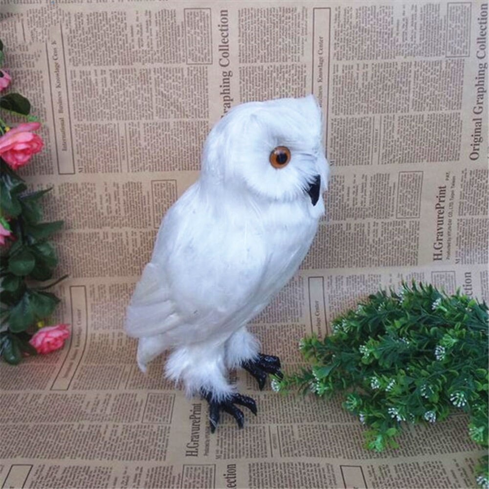 Vivid Simulation Owl Plush Toy Lifelike Bird Specimen Decoration Birthday Game Holiday Gift Cute Plush Toys for Children