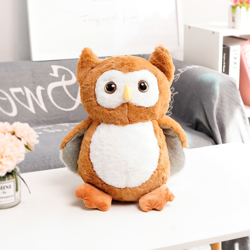 Soft Plush Cartoon Owl Toy Stuffed Doll Children Kids Birthday Kawaii Dolls Gift Home Shop Deco