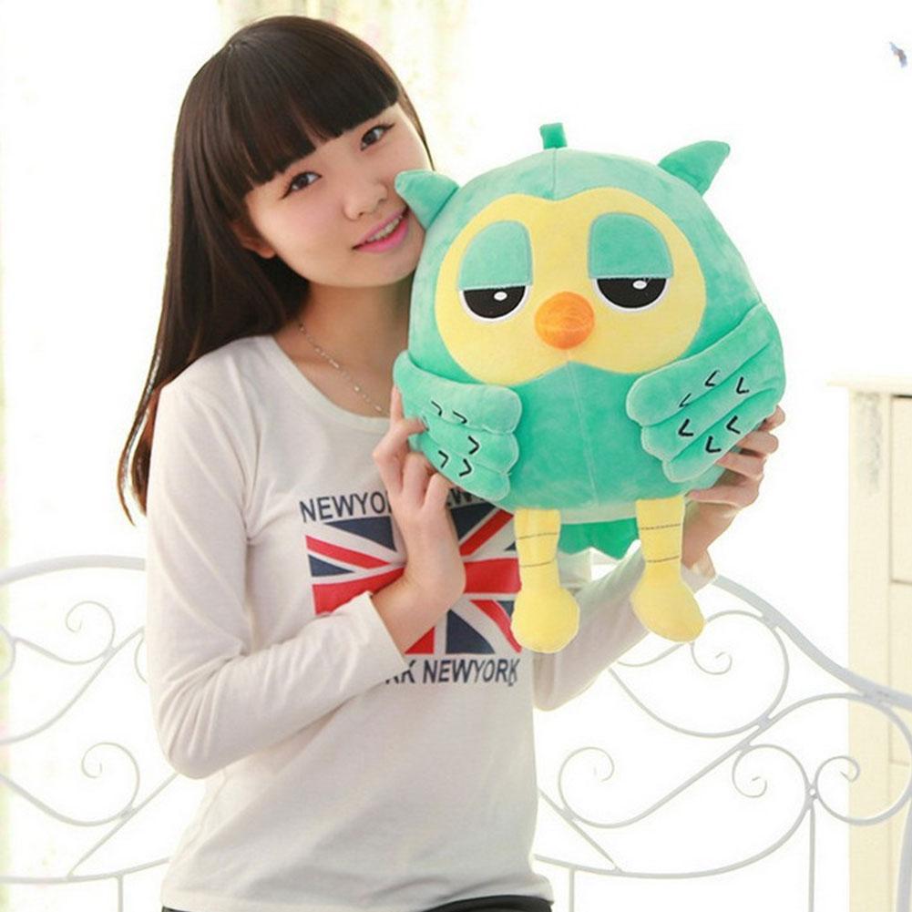 18CM Lovely Night Owl Plush Toy Baby Toys Stuffed Animal Doll 2 Colors Soft Dolls Owl Plush Toy DZropshipping