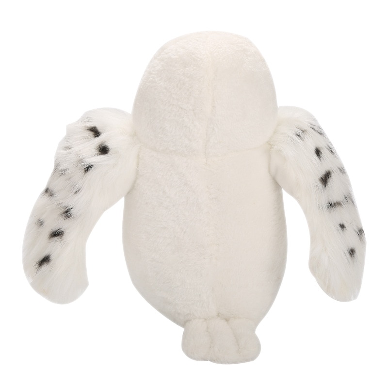 Premium Quality Snowy White Plush Hedwig Owl Toy Large 12-Inch Adorable Stuffed Animal Soft Perfect Gift Idea for Bird