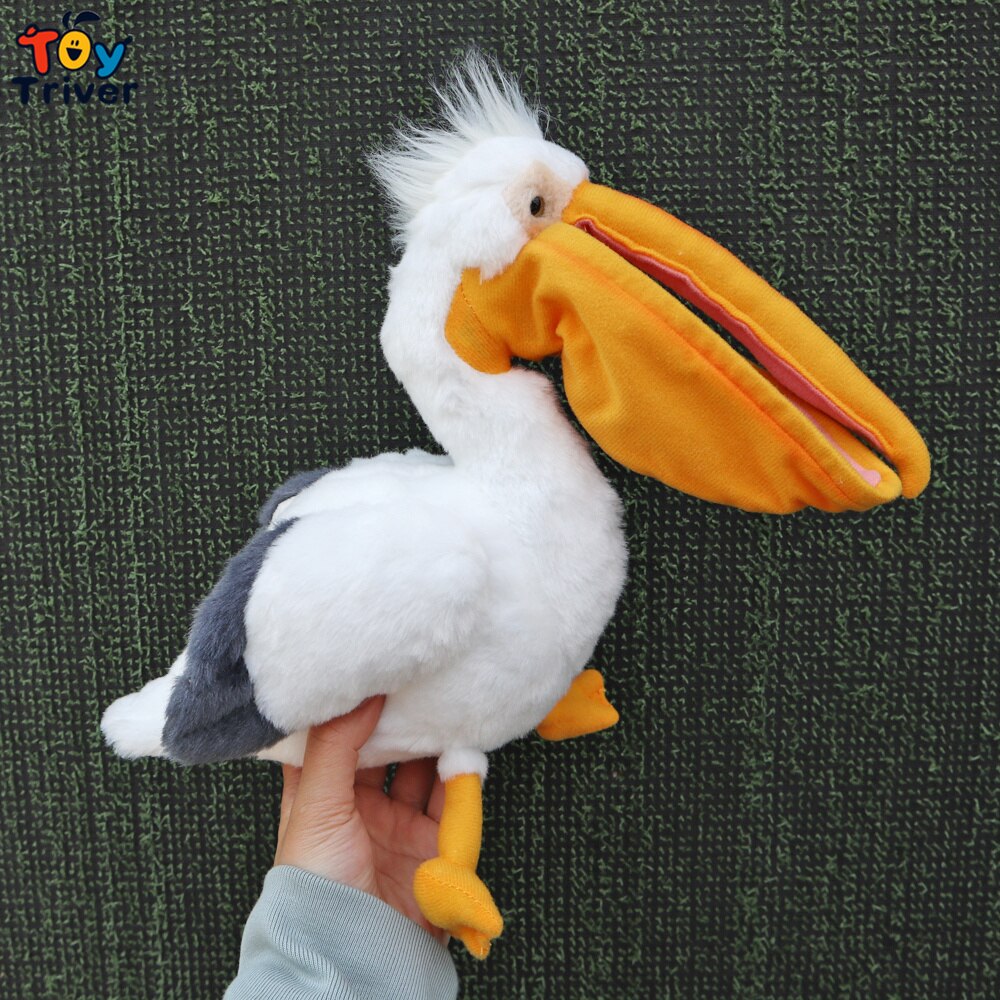 30cm Big Mouth Pelican Plush Toys Stuffed Birds Animals Doll Baby Kids Children Boys Girls Cute Birthday Gifts Home Room Decor