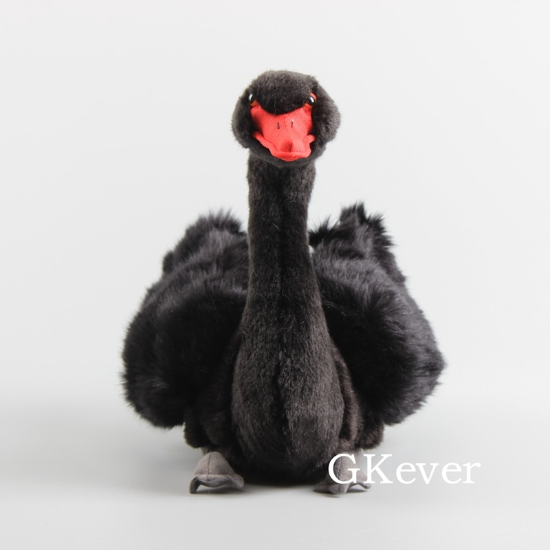 25cm Simulation Animal Black Swan Plush Toys Doll Peluche Stuffed Animals Toys New Arrivals baby kids Birthday Party Gift