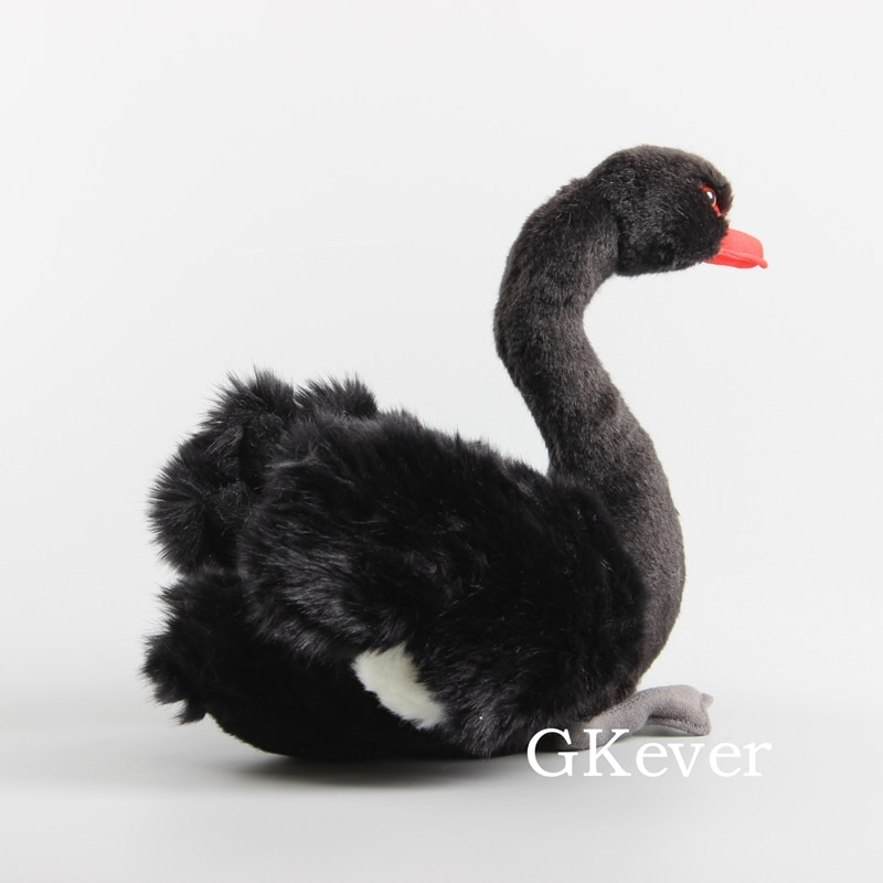 25cm Simulation Animal Black Swan Plush Toys Doll Peluche Stuffed Animals Toys New Arrivals baby kids Birthday Party Gift