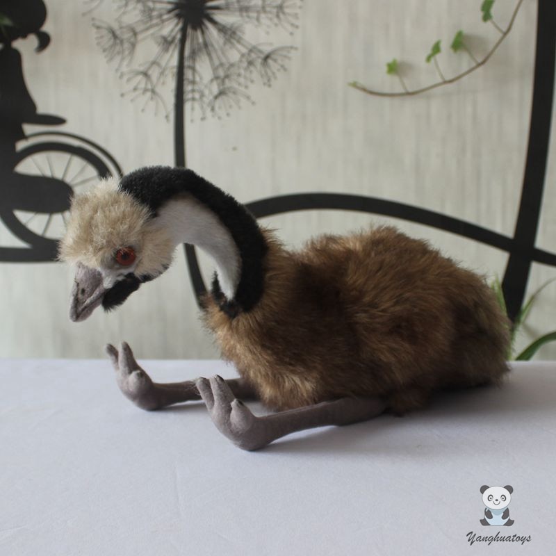 Stuffed Toys Soft Real Life Plush Australian Ostrich Dolls Wild Animal Model Nice Present Shops