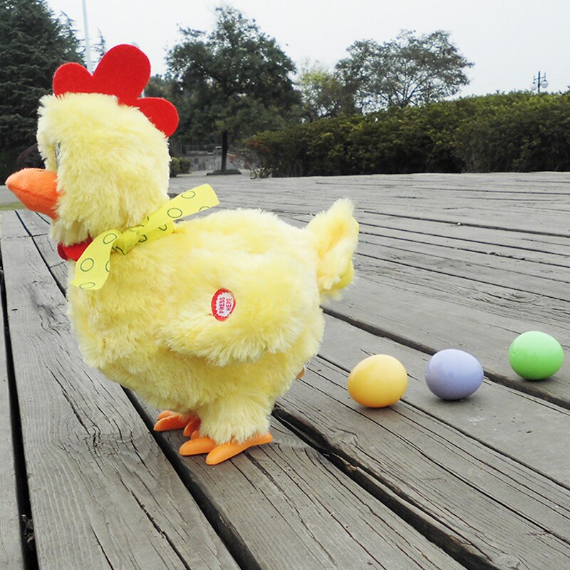 Funny Rooster Will Lay Eggs, Crazy Singing And Dancing, Electric Pet Doll Plush Toys, Children's Birthday And Christmas Gifts