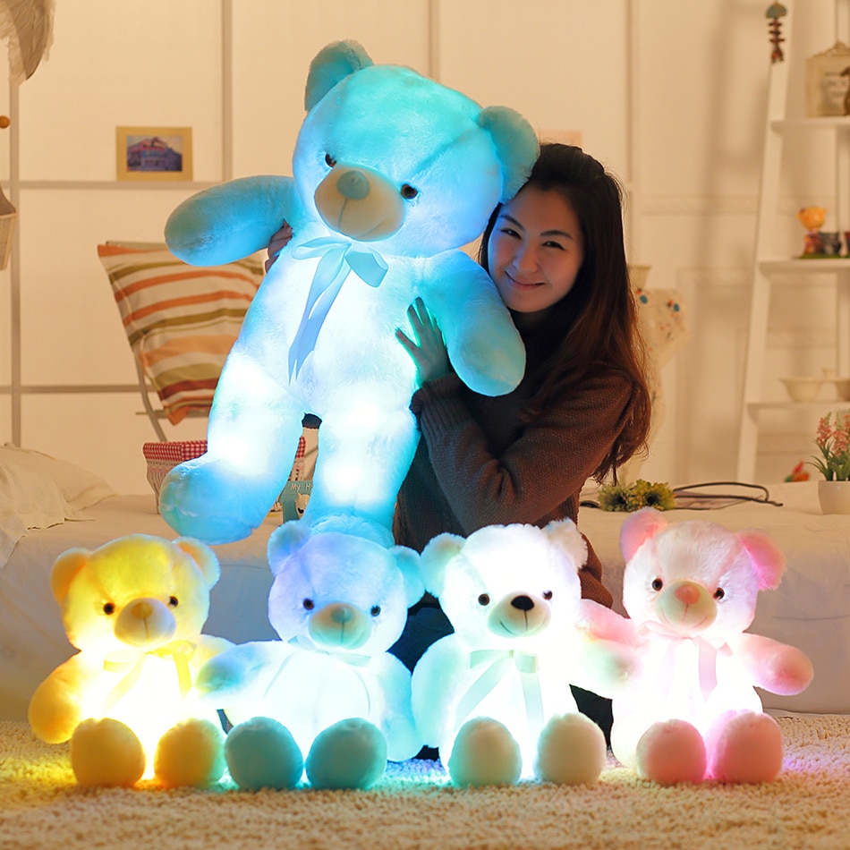 Light Up LED Teddy Bear Soft Stuffed Plush Toy