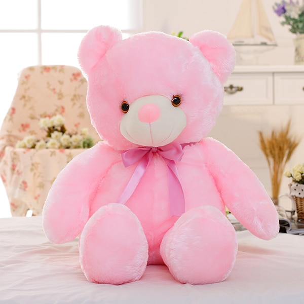 teddy bear light pink