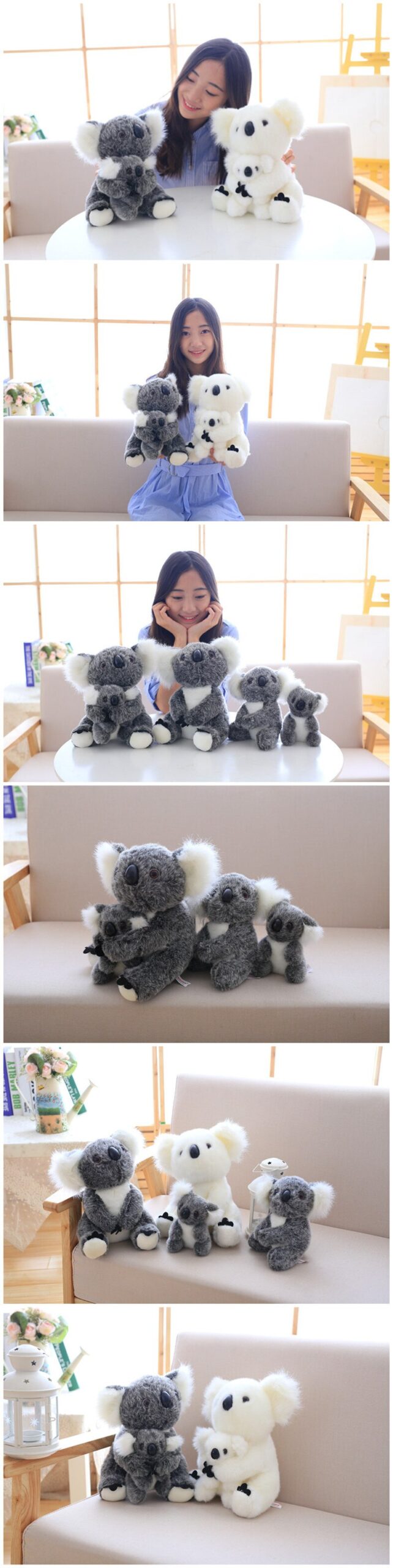 13-40cm Plush Toys Koala Doll New Arrival baby parent-child-toys Soft-Doll Gift Stuffed Plush friends Girls Koala-Bear WJ577