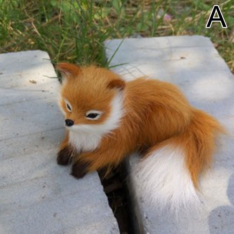 Realistic Animal foxes/Owl Plush Toy Doll
