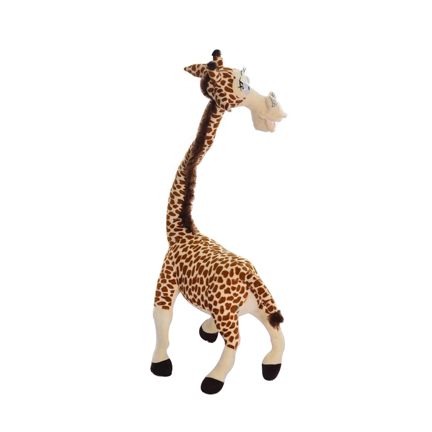 Miaoowa 1pc 35CM Long Neck Giraffe Stuffed Plush Toy Madagascar 3 Cartoon Animal Stuffed Toys Kids Baby Doll Cute Birthday Gift