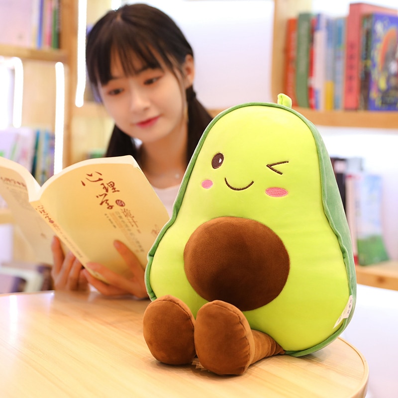 30-85cm Avocado Plush Toys Cute Avocado Pillow/Cushion Kawaii Fruit Stuffed Doll Toys For Children Throw Pillow Birthday Gift