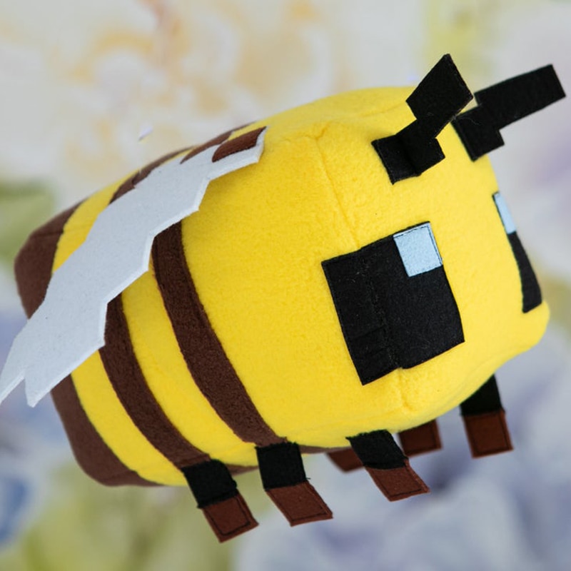 20cm Creeper Stuffed Plush Toy Cute Game Toy Yellow Bee Soft Toys Action Figure Plush Dolls Birthday Gift Toy for Children Fans