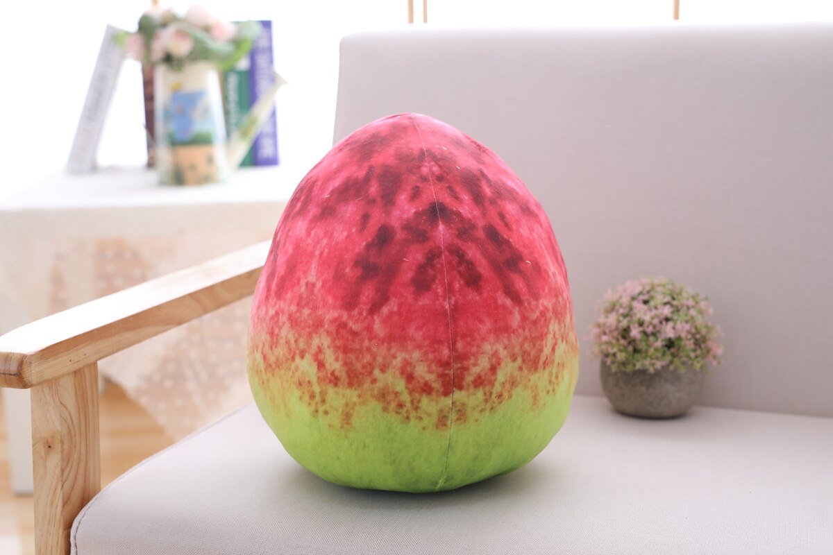 Cartoon Simulation Fruit Plush Toy Plush Pillow Apple Peach Pear Stuffed Plush Food Girl Gifts Toys for Children Home Decor