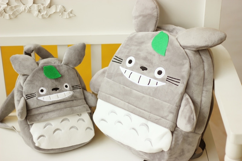25/35cm New Arrival Funny Creative Cute Totoro Plush Backpack Cute Soft School Bag Kids Child girl Cartoon coin Bag kawaii gift