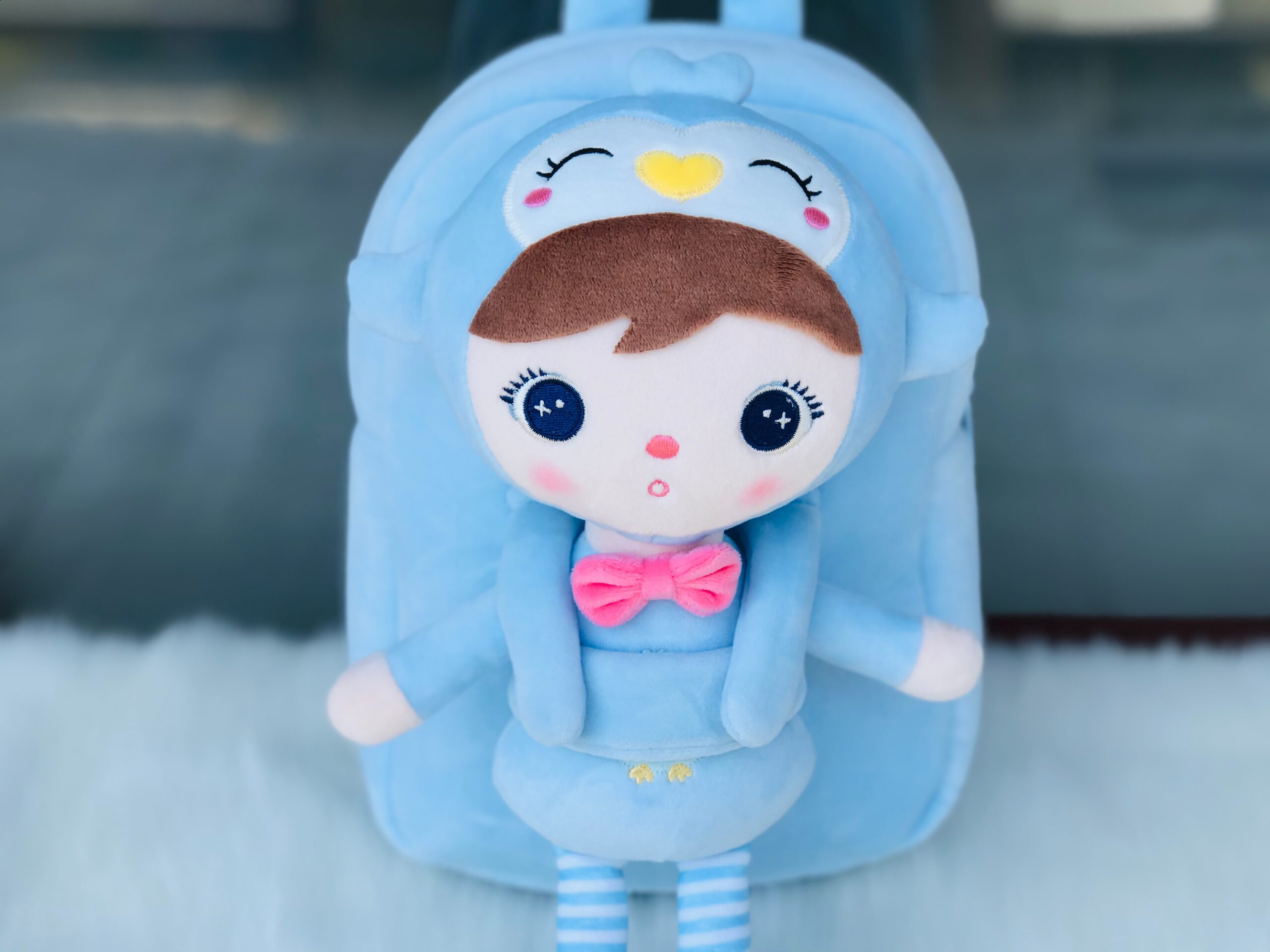 Gloveleya Plush Backpack Keppel Backpacks with dolls Animal Cartoon Bags Baby Gifts Plush Dolls Stuffed Toys for Children First
