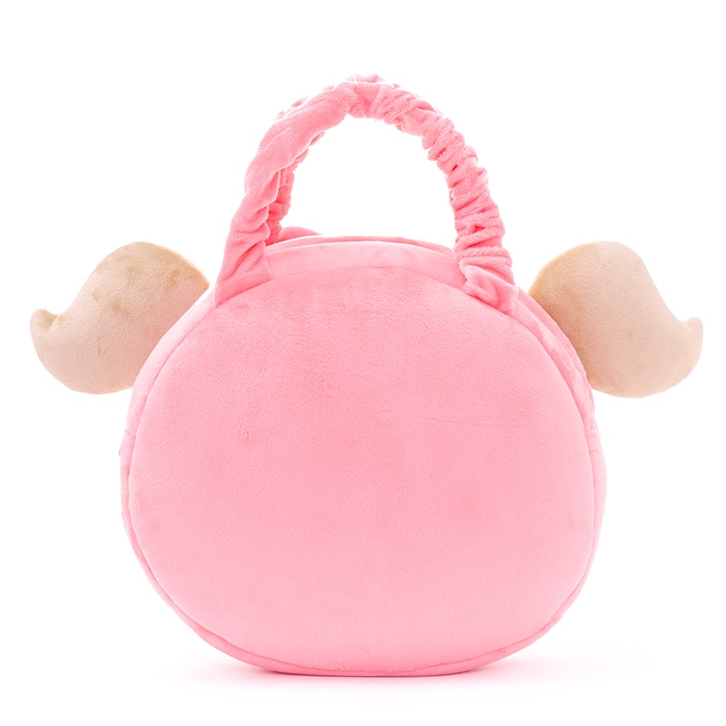 Gloveleya Spring Girl Mommy Handbag Soft Plush Mummy Bag Soft Plush Handbag Lovely Baby Girl Bags Pink Plush Bag