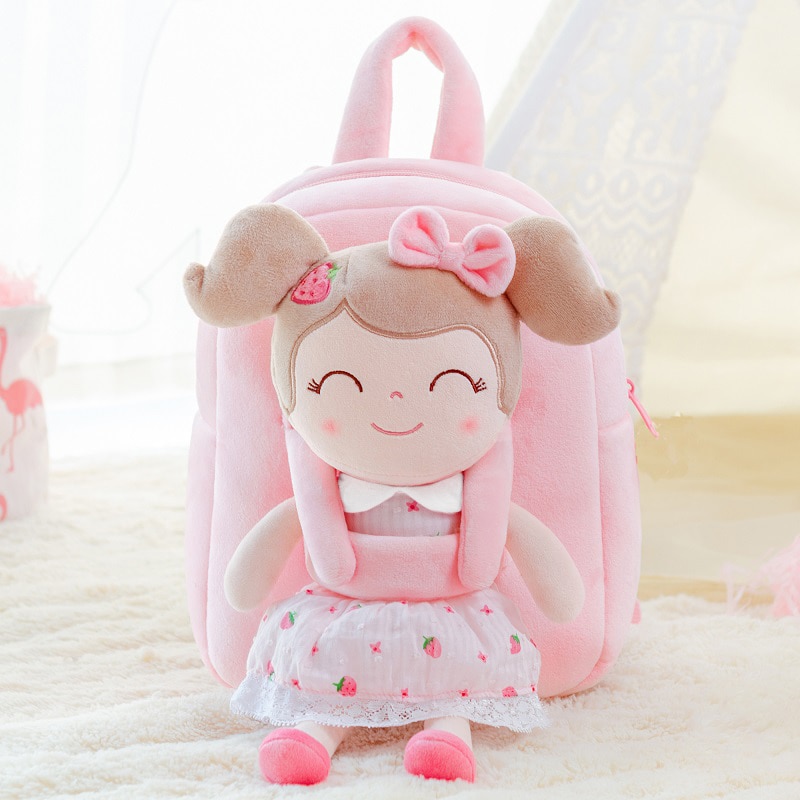 Cherry Girl Doll Soft Stuffed Plush Backpack