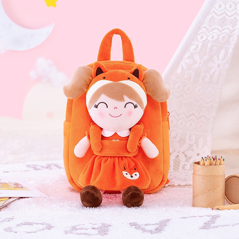 Gloveleya Dolls Stuffed Animal Backpacks Forest Animal Dolls Kids Rag Doll Bags Baby Girl Gifts Stuffed Toys Plush Toys