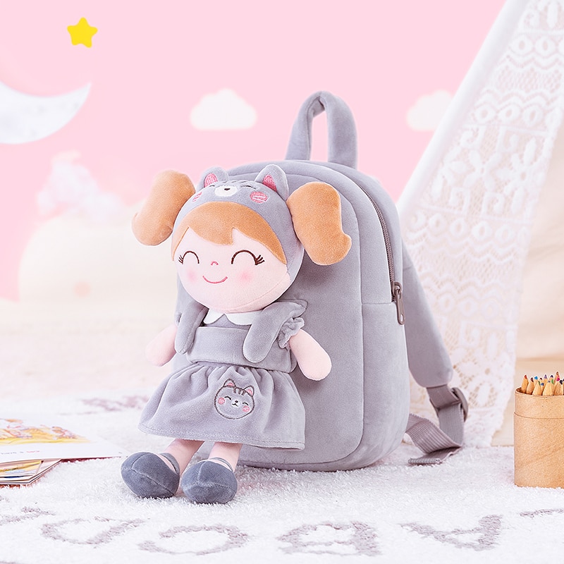 Gloveleya Dolls Stuffed Animal Backpacks Forest Animal Dolls Kids Rag Doll Bags Baby Girl Gifts Stuffed Toys Plush Toys