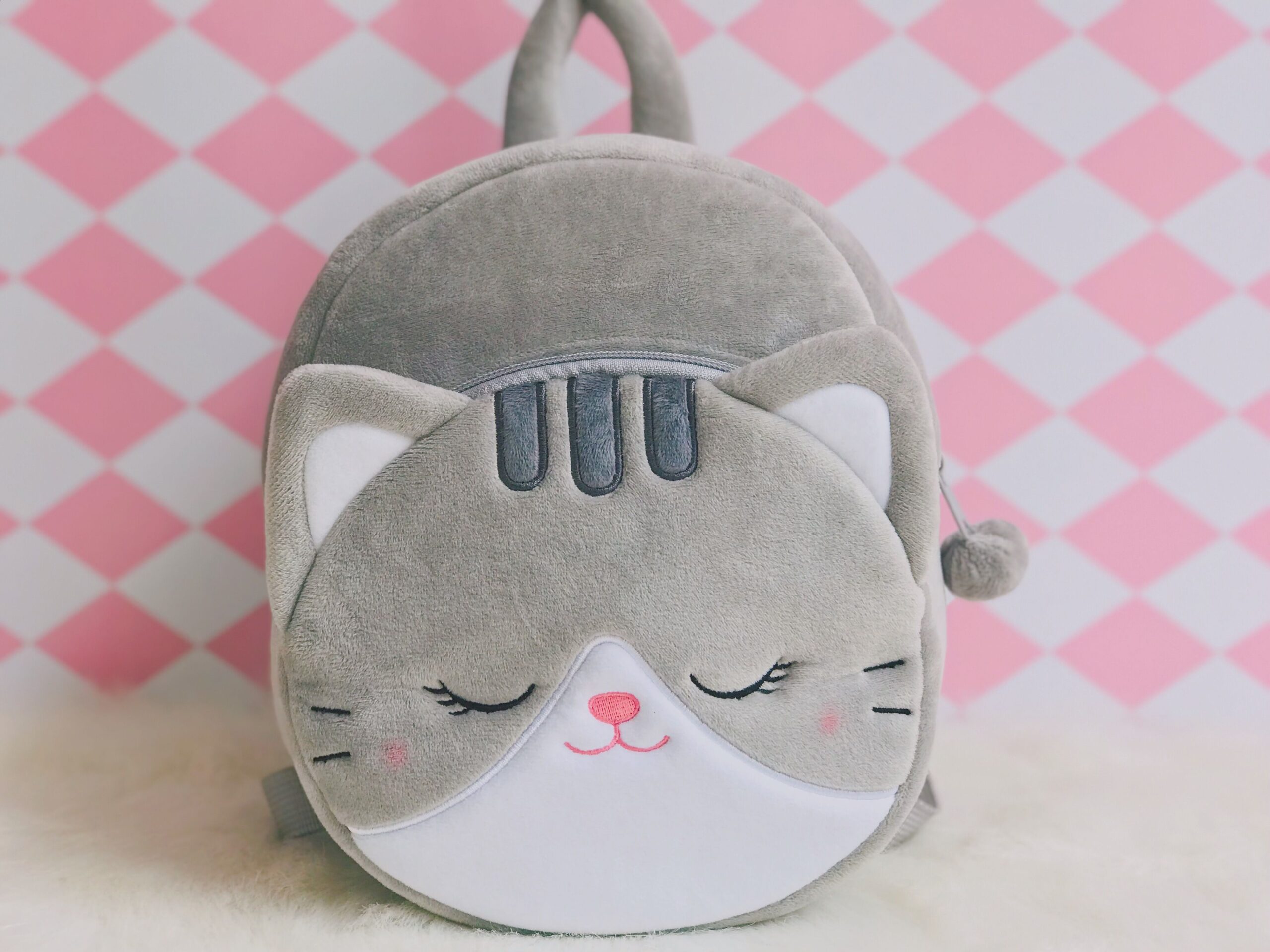 Lazada Stuffed Animal Dolls Plush Cat Backpack Soft Plush Animal Toys Baby Girl Birthday GIfts First Backpacks for KIds