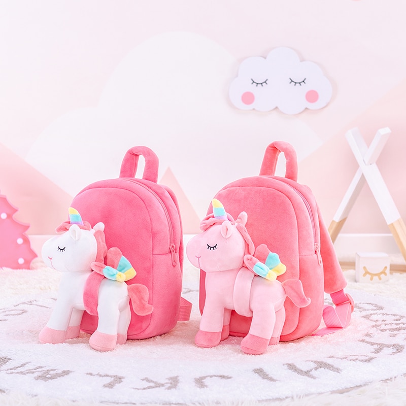 Unicorn Soft Plush Backpack