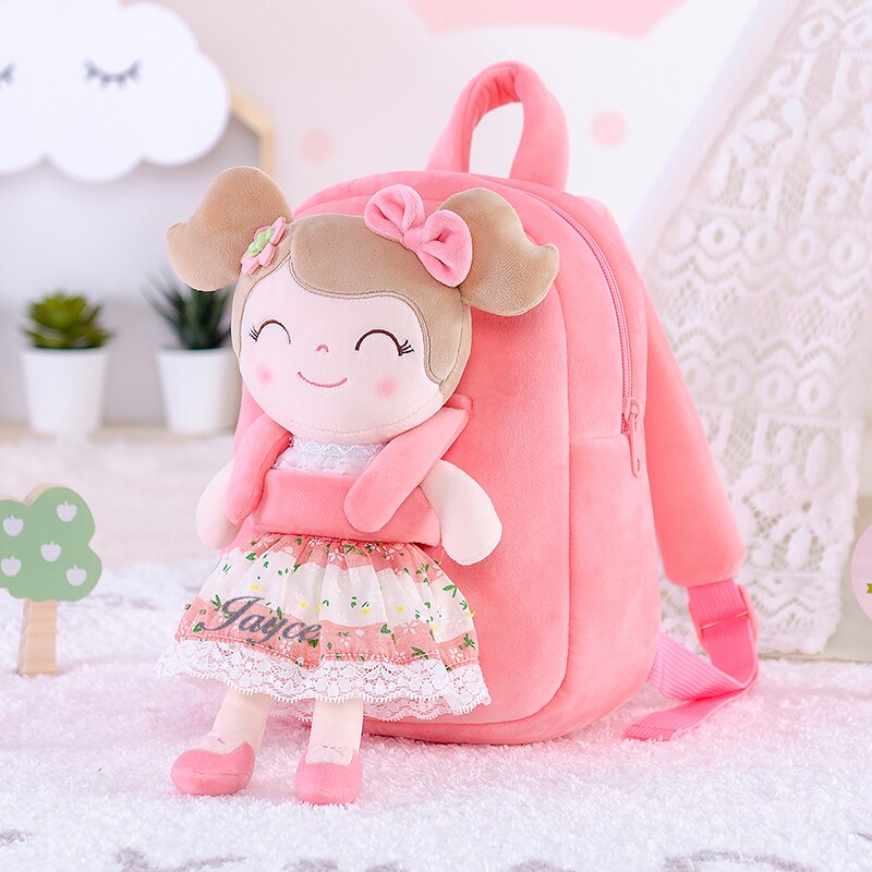 Personalized Gloveleya Plush Backpack Spring Girl Doll Backpack Baby Girls Gift Plush Bags Customized Gifts for Girls Personalis