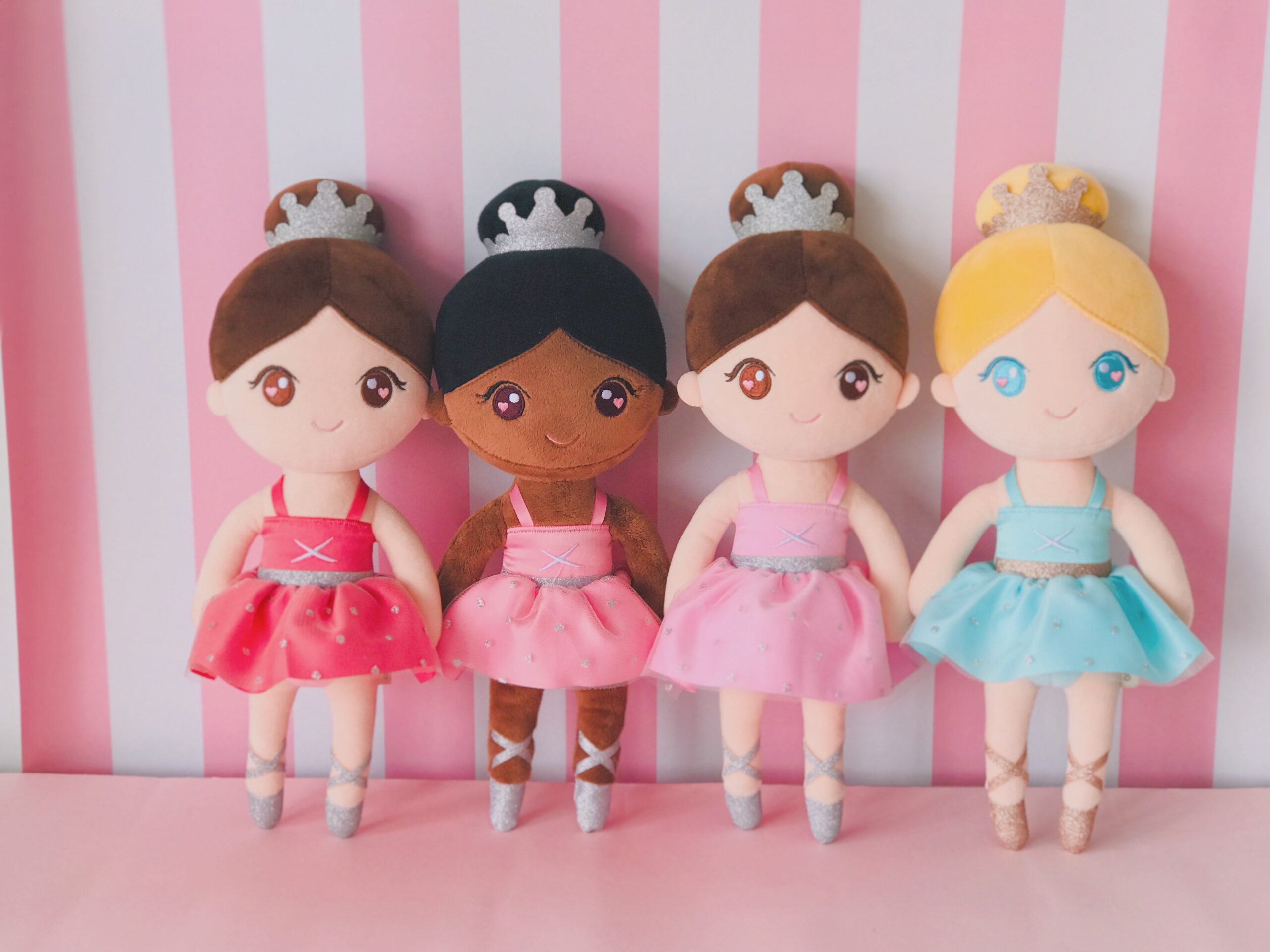 Gloveleya Plush Toys 2020 New Design Ballet Dancer Dolls Curls Dolls Dreaming Girl Gifts for Kids Soft Toys Girl‘s Birthday Gift