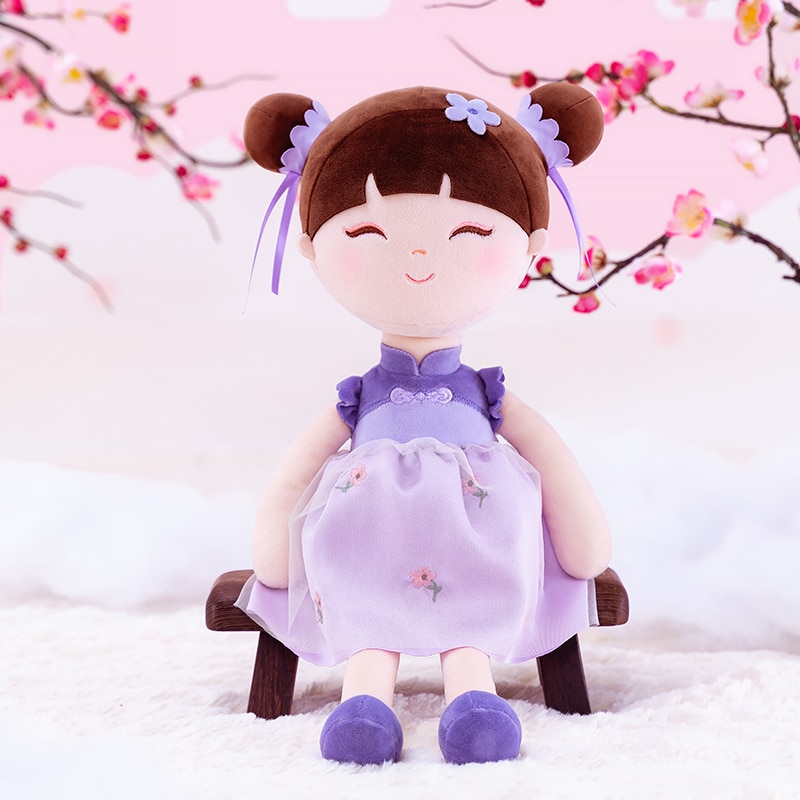 Gloveleya Plush Toys Chinese Style Ten Scroll Fairy 2021 New Design Baby Girl Cloth Doll Suffed Ragdoll Baby Girl Gifts Ideas