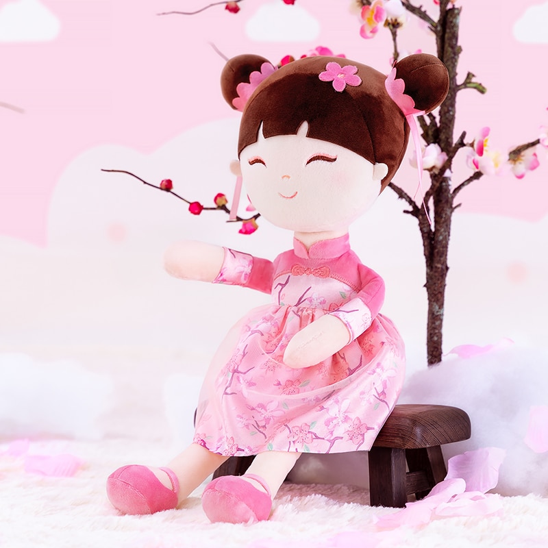 Gloveleya Plush Toys Chinese Style Ten Scroll Fairy 2021 New Design Baby Girl Cloth Doll Suffed Ragdoll Baby Girl Gifts Ideas