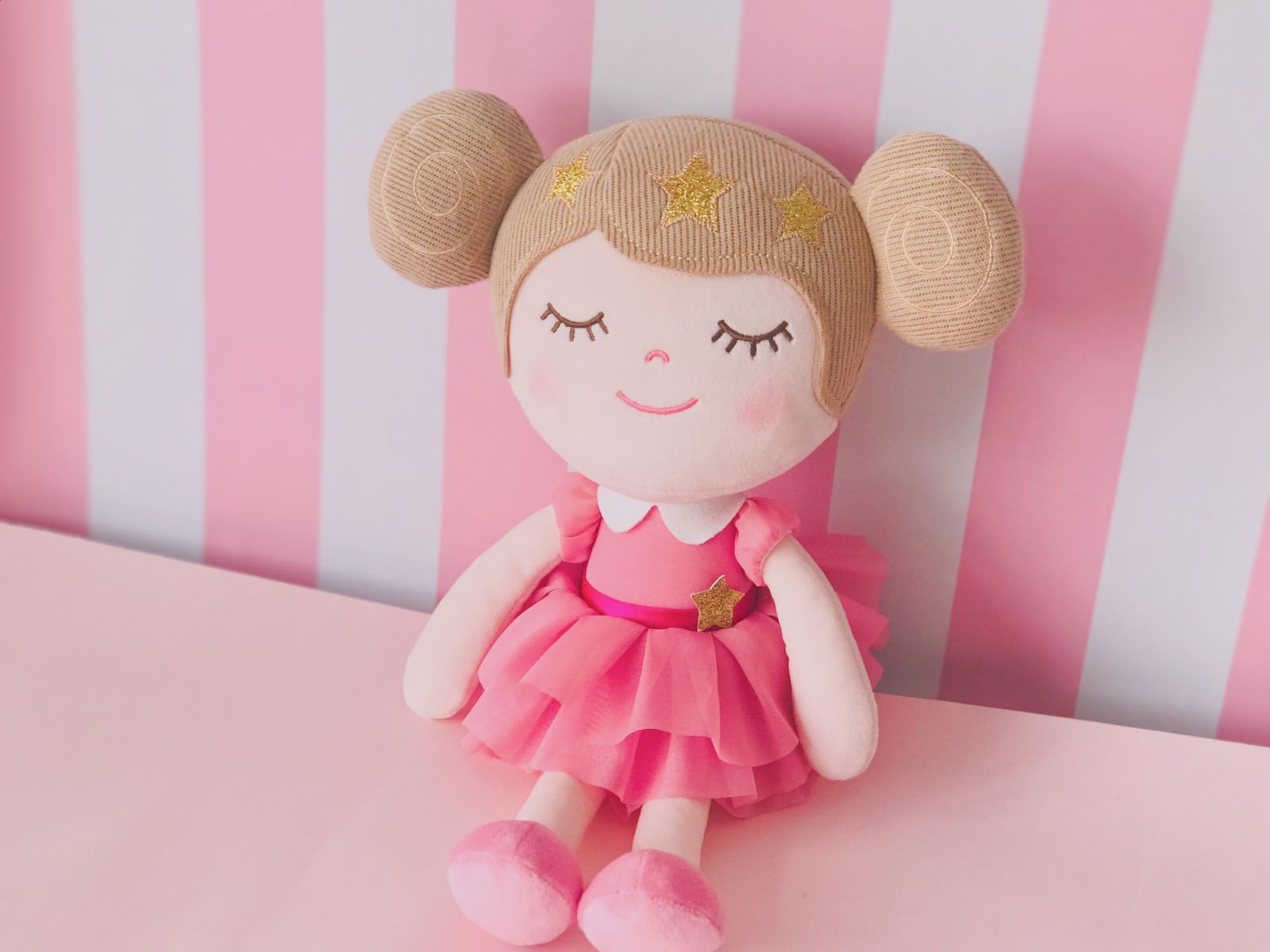 Gloveleya Soft Plush Dolls Dream Princess Lilac Princess Baby Girl Gifts Dream Girl Dolls Kids Plush Toy Birthday Gift for Girls