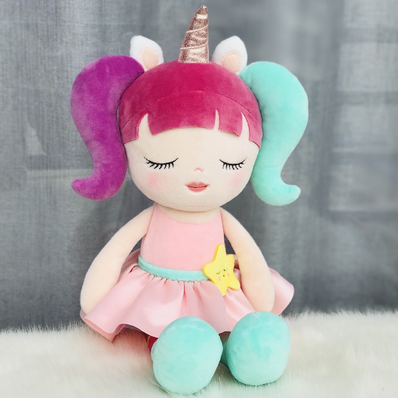 Lazada Dolls Stuffed Animal Dolls Unicorn Plush Toys Baby Girl Gifts Kids Cloth Toys KIds Rag Doll Magical Princess Doll