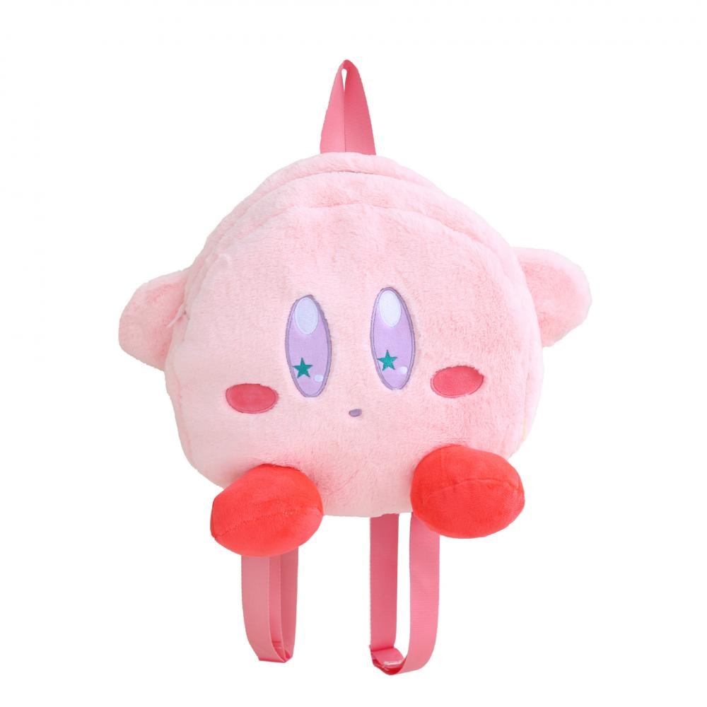 28Cm Kawaii Kirby Plush Bag Toys Cartoon Animal Kirbys Star Eye Plush Backpack Ctue Stuffed Plushie Large Storage Bags Kids Toys