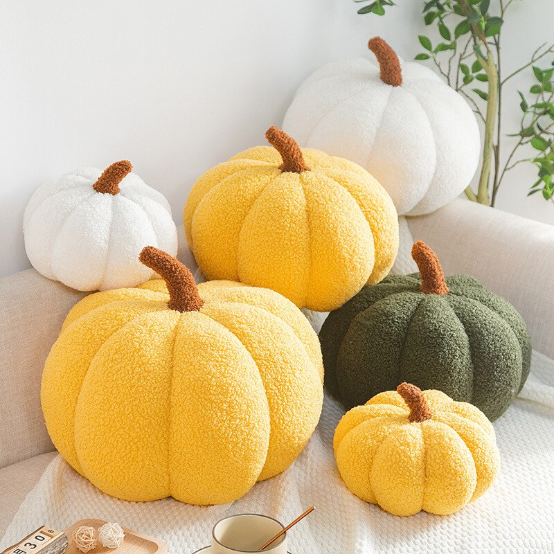 Realistic Pumpkin Soft Plush Cushion